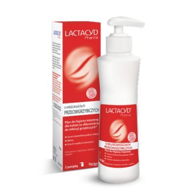 Lactacyd Pharma Płyn do higieny intymnej o właściwościach przeciwgrzybiczych, 250 ml