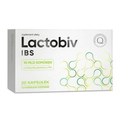 Lactobiv IBS, 20 kapsułek KRÓTKA DATA 30.06.2026