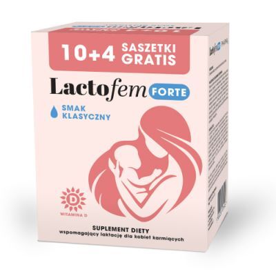 LACTOFEM Forte smak klasyczny, 14 sasz.