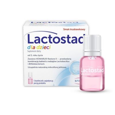 Lactostad dla dzieci powyżej 3. roku życia płyn doustny, 5 ampułek x 7 ml