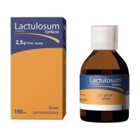 LACTULOSUM Orifarm syrop 2,5 g/5ml 150 ml