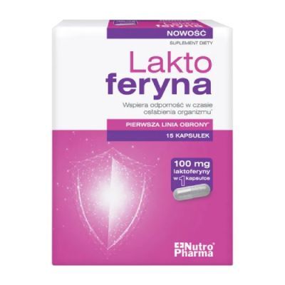 NutroPharma Laktoferyna, 15 kaps.