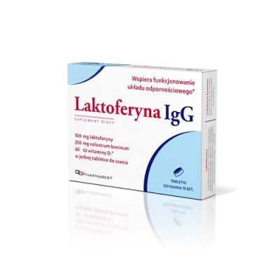 LAKTOFERYNA IgG 15 tabletek do ssania