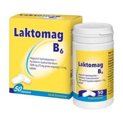 LAKTOMAG B6, 50 tabletek