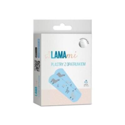 LAMAmi Plastry z opatrunkiem dla dzieci, 10szt.