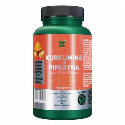 LANCO NUTRITIONS Kurkumina + Piperyna, 60 kaps.