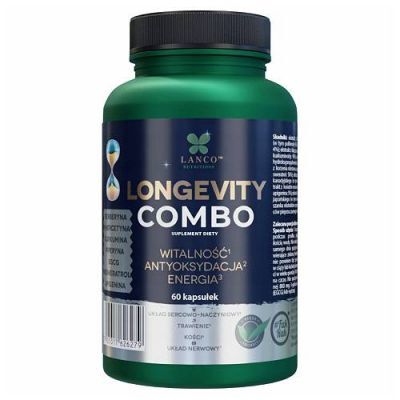 LANCO NUTRITIONS Longevity Combo, 60 kaps.