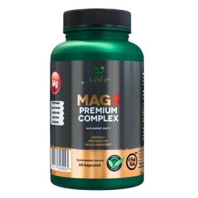 Lanco Nutritions Mag5 Premium Complex, 60 kaps.