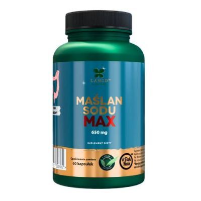 Lanco Nutritions Maślan Sodu Max, 60 kaps.
