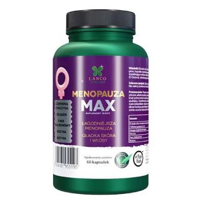 LANCO NUTRITIONS Menopauza Max, 60 kaps.