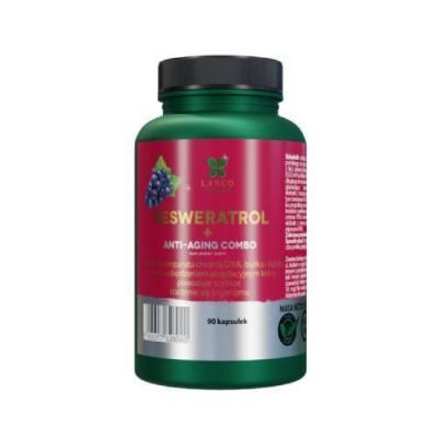 LANCO NUTRITIONS Resweratrol + Anti-Aging Combo, 90 kapsułek KRÓTKA DATA 31.05.2026