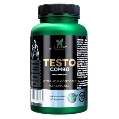 LANCO NUTRITIONS Testo Combo Wzrost poziomu testosteronu, 60 kaps.