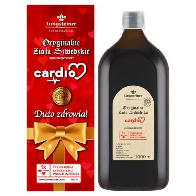 Langsteiner Oryginalne Zioła Szwedzkie Cardio, 1000 ml