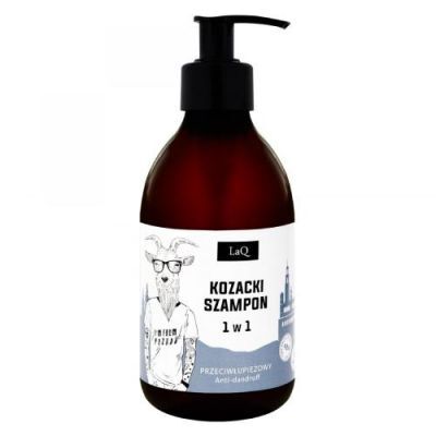 LaQ Kozioł Szampon przeciwłupieżowy dla mężczyzn 1w1, 300ml
