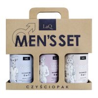 LaQ Men's Set Czyściopak Zestaw żeli pod prysznic dla mężczyzn: Doberman + Ryszard z Bieszczad + Ko Ziom, 3 x 500ml