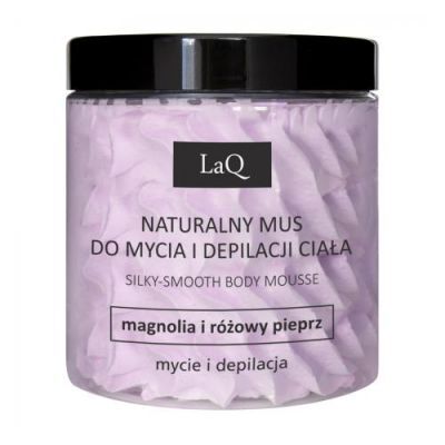 LaQ Mus do mycia i depilacji ciała Magnolia i Różowy Pieprz, 100g