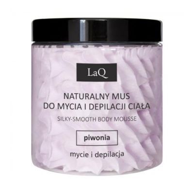 LaQ Piwonia Mus do mycia i depilacji ciała, 100g