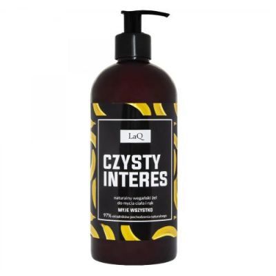 LaQ Żel do mycia ciała i rąk CZYSTY INTERES, 400ml
