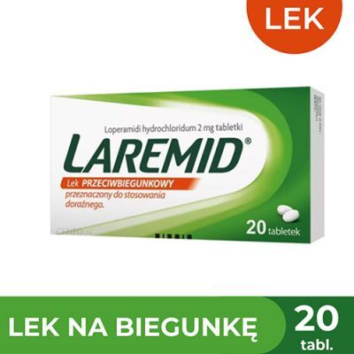LAREMID 2 mg 20 tabletek, biegunka