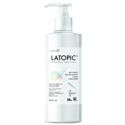 LATOPIC Żel do mycia ciała i włosów od 1. dnia życia, 400 ml