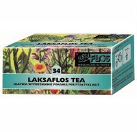 LAXSAFLOS TEA 34 Herbatka wspomagająca przemianę materii 20 saszetek po 2 g HERBA-FLOS