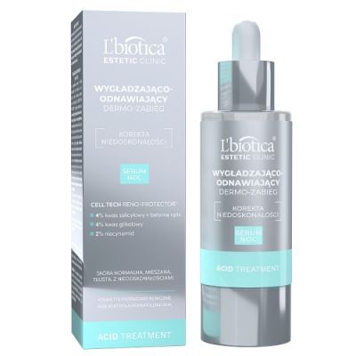 LBIOTICA ESTETIC CLINIC ACID serum na noc dermo-zabieg wygładzająco-odnawiający 30 ml