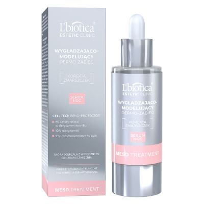 LBIOTICA ESTETIC CLINIC MESO serum na noc dermo-zabieg wygładzająco-modelujący 30 ml+ maska GRATIS