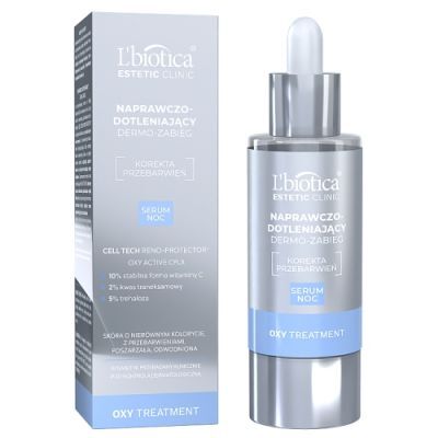 LBIOTICA ESTETIC CLINIC OXY serum na noc dermo-zabieg naprawczo-dotleniający 30 ml+ maska hydrożelow
