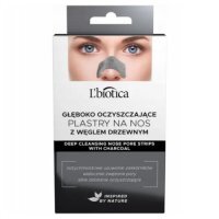 LBIOTICA PLASTRY NA NOS głęboko oczyszczające z węglem drzewnym 3 sztuki