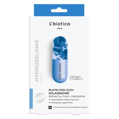 LBIOTICA płatki pod oczy Kolagenowe CIENIE I OBRZĘKI 3 pary
