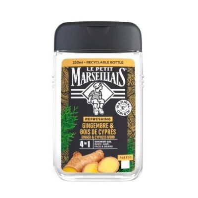 LE PETIT MARSEILLAIS Żel pod prysznic dla mężczyzn imbir & drzewo cyprysowe, 250ml