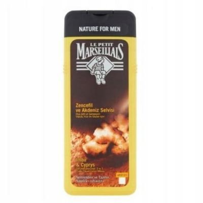 LE PETIT MARSEILLAIS Żel pod prysznic dla mężczyzn Imbir & Drzewo Cyprysowe, 400ml