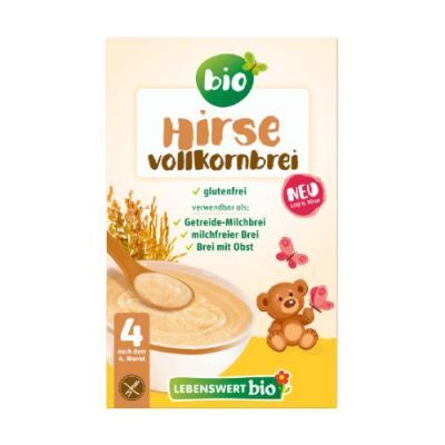 LEBENSWERT Bio Kaszka jaglana pełnoziarnista bezmleczna 225g