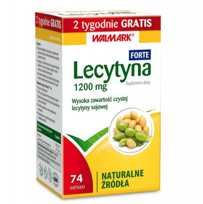 LECYTYNA 1200 mg FORTE 74 kapsułki WALMARK
