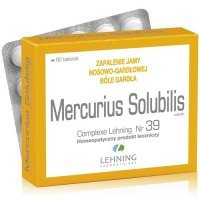 LEHNING MERCURIUS SOLUBILIS NR 39  80 tabletek