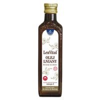 LenVitol olej lniany tłoczony na zimno, 250ml