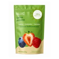 Leśna Polana Owoce liofilizowane malina, truskawka, borówka, 60 g
