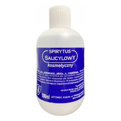 LETOMEX spirytus salicylowy kosmetyczny, 100ml