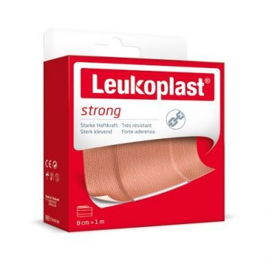 Leukoplast Strong Plaster z opatrunkiem 8cm x 1m, 1 szt.