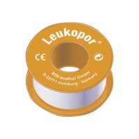 Leukopor Plaster mocujący w rolce do skóry wrażliwej 1,25 cm x 5 m, 1 szt.