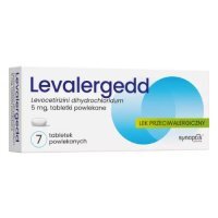 LEVALERGEDD 5 mg 7 tabletek  lek przeciwalergiczny