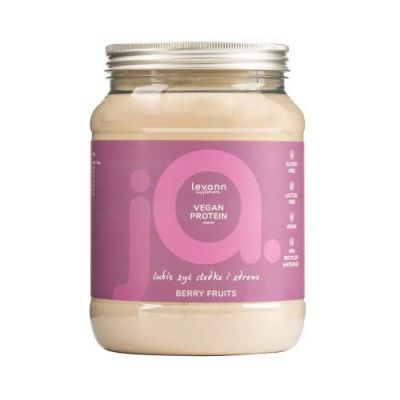 LEVANN "jA" Wegańskie białko Owoce jagodowe, 500g