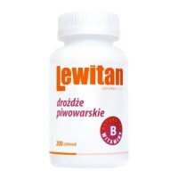 LEWITAN Z drożdże piwowarskie 200 tabletek