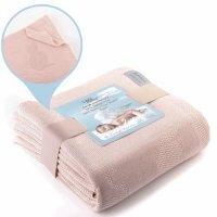 Libra- Babies Kocyk bambusowy 80x100cm Różowy