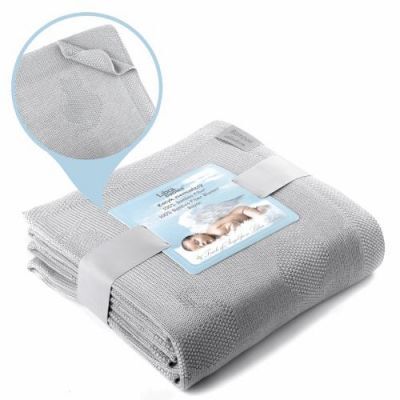 Libra- Babies Kocyk bambusowy 80x100cm Szary