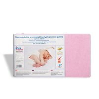 Libra-Babies Prześcieradło nieprzemakalne 120x60cm różowe