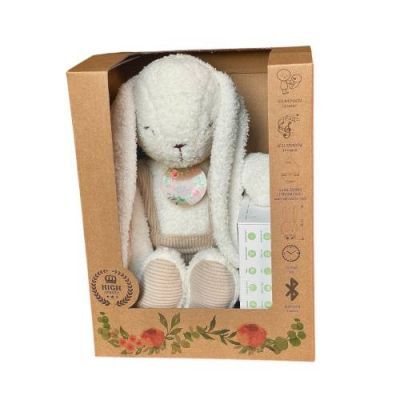Libra-Babies Szumio Bunnie Biały Króliczek z lampką dźwiękami bluetooth