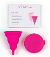 LILY CUP COMPACT kubeczek menstruacyjny składany ROZMIAR B INTIMINA