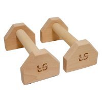 Line Sport Paraletki drewniane Uchwyty do pompek 25 x 12,5 x 10 cm