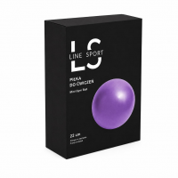 Line Sport Piłka rehabilitacyjna do ćwiczeń z pompką, 22 cm, fioletowa